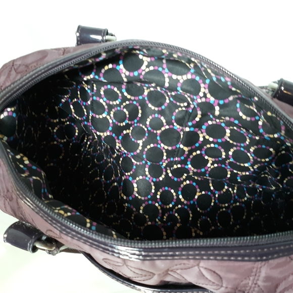 Vera Bradley pulm quilted handbag - Picture 7 of 8
